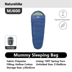 Mummy Sleeping Bags MJ300/MJ600
