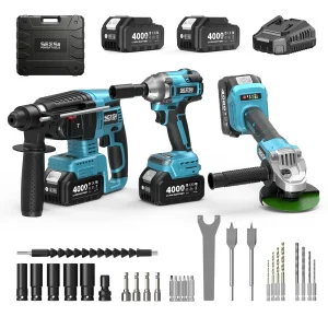 3-In-1 Tool Combo Kit Rotary Hammer Drill
